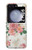 S1859 ローズ柄 Rose Pattern Samsung Galaxy Z Flip 5 バックケース、フリップケース・カバー