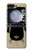 S2826 眠えない黒い羊 Cute Cartoon Unsleep Black Sheep Samsung Galaxy Z Flip 5 バックケース、フリップケース・カバー