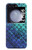 S3047 緑人魚のスケール Green Mermaid Fish Scale Samsung Galaxy Z Flip 5 バックケース、フリップケース・カバー