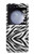 S3056 シマウマスキングラフィックプリント Zebra Skin Texture Graphic Printed Samsung Galaxy Z Flip 5 バックケース、フリップケース・カバー