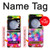 S3292 カラフルディスコスター Colourful Disco Star Samsung Galaxy Z Flip 5 バックケース、フリップケース・カバー