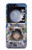 S3915 アライグマの女子 赤ちゃんナマケモノ宇宙飛行士スーツ Raccoon Girl Baby Sloth Astronaut Suit Samsung Galaxy Z Flip 5 バックケース、フリップケース・カバー