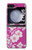 S3924 桜のピンクの背景 Cherry Blossom Pink Background Samsung Galaxy Z Flip 5 バックケース、フリップケース・カバー