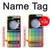 S3942 LGBTQ レインボーチェック柄タータンチェック LGBTQ Rainbow Plaid Tartan Samsung Galaxy Z Flip 5 バックケース、フリップケース・カバー