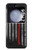 S3958 消防士の斧の旗 Firefighter Axe Flag Samsung Galaxy Z Flip 5 バックケース、フリップケース・カバー