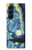 S0213 フィンセント・ファン・ゴッホ 星月夜 Van Gogh Starry Nights Samsung Galaxy Z Fold 5 バックケース、フリップケース・カバー