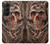S1675 頭蓋骨の血のタトゥー Skull Blood Tattoo Samsung Galaxy Z Fold 5 バックケース、フリップケース・カバー