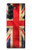 S2303 英国ヴィンテージ国旗 British UK Vintage Flag Samsung Galaxy Z Fold 5 バックケース、フリップケース・カバー