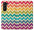 S2362 カラフルなシェブロンジグザグパターン Rainbow Colorful Shavron Zig Zag Pattern Samsung Galaxy Z Fold 5 バックケース、フリップケース・カバー