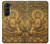 S2452 仏グラフィックプリント Buddha Bas Relief Art Graphic Printed Samsung Galaxy Z Fold 5 バックケース、フリップケース・カバー