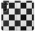 S2492 黒と白のチェッカーボード Black and White Check Samsung Galaxy Z Fold 5 バックケース、フリップケース・カバー