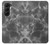S2526 ブラックマーブルグラフィックプリント Black Marble Graphic Printed Samsung Galaxy Z Fold 5 バックケース、フリップケース・カバー