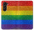 S2683 レインボーフラッグ プライド旗 Rainbow LGBT Pride Flag Samsung Galaxy Z Fold 5 バックケース、フリップケース・カバー