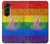 S2900 レインボーLGBTレズビアンプライド旗 Rainbow LGBT Lesbian Pride Flag Samsung Galaxy Z Fold 5 バックケース、フリップケース・カバー