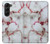 S2920 ブラッディマーブルグラフィックプリント Bloody Marble Samsung Galaxy Z Fold 5 バックケース、フリップケース・カバー