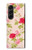 S3037 ローズコテージフローラ Pretty Rose Cottage Flora Samsung Galaxy Z Fold 5 バックケース、フリップケース・カバー