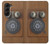 S3146 アンティークウォールレトロ電話 Antique Wall Retro Dial Phone Samsung Galaxy Z Fold 5 バックケース、フリップケース・カバー