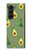 S3285 アボカドパターン Avocado Fruit Pattern Samsung Galaxy Z Fold 5 バックケース、フリップケース・カバー