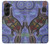 S3387 カモノハシオーストラリアのアボリジニアート Platypus Australian Aboriginal Art Samsung Galaxy Z Fold 5 バックケース、フリップケース・カバー