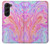 S3444 デジタルアートカラフルな液体 Digital Art Colorful Liquid Samsung Galaxy Z Fold 5 バックケース、フリップケース・カバー