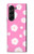 S3500 ピンクの花柄 Pink Floral Pattern Samsung Galaxy Z Fold 5 バックケース、フリップケース・カバー