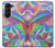S3597 ホログラフィック写真印刷 Holographic Photo Printed Samsung Galaxy Z Fold 5 バックケース、フリップケース・カバー