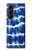 S3671 ブルータイダイ Blue Tie Dye Samsung Galaxy Z Fold 5 バックケース、フリップケース・カバー