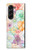 S3705 パステルフローラルフラワー Pastel Floral Flower Samsung Galaxy Z Fold 5 バックケース、フリップケース・カバー