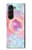 S3709 ピンクギャラクシー Pink Galaxy Samsung Galaxy Z Fold 5 バックケース、フリップケース・カバー