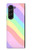 S3810 パステルユニコーンサマー波 Pastel Unicorn Summer Wave Samsung Galaxy Z Fold 5 バックケース、フリップケース・カバー
