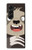 S3855 ナマケモノの顔の漫画 Sloth Face Cartoon Samsung Galaxy Z Fold 5 バックケース、フリップケース・カバー