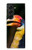 S3876 カラフルなサイチョウ Colorful Hornbill Samsung Galaxy Z Fold 5 バックケース、フリップケース・カバー