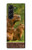 S3917 カピバラの家族 巨大モルモット Capybara Family Giant Guinea Pig Samsung Galaxy Z Fold 5 バックケース、フリップケース・カバー