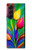 S3926 カラフルなチューリップの油絵 Colorful Tulip Oil Painting Samsung Galaxy Z Fold 5 バックケース、フリップケース・カバー