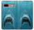 S0830 白いサメ White Shark Google Pixel 7a バックケース、フリップケース・カバー