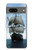 S1096 海で帆船 Sailing Ship in an Ocean Google Pixel 7a バックケース、フリップケース・カバー