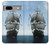 S1096 海で帆船 Sailing Ship in an Ocean Google Pixel 7a バックケース、フリップケース・カバー
