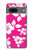 S2246 ハワイのハイビスカスピンク柄 Hawaiian Hibiscus Pink Pattern Google Pixel 7a バックケース、フリップケース・カバー
