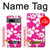 S2246 ハワイのハイビスカスピンク柄 Hawaiian Hibiscus Pink Pattern Google Pixel 7a バックケース、フリップケース・カバー