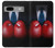 S2261 ボクシンググローブ黒スーツビジネスマン Businessman In Black Suit With Boxing Gloves Google Pixel 7a バックケース、フリップケース・カバー