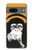 S2324 ヘッドフォンポップミュージックと面白い猿 Funny Monkey with Headphone Pop Music Google Pixel 7a バックケース、フリップケース・カバー