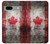S2490 カナダメープルリーフ旗 Canada Maple Leaf Flag Texture Google Pixel 7a バックケース、フリップケース・カバー