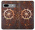 S2766 船 ホイール 錆 Ship Wheel Rusty Texture Google Pixel 7a バックケース、フリップケース・カバー