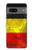 S2965 ベルギーサッカー Belgium Football Soccer Flag Google Pixel 7a バックケース、フリップケース・カバー