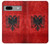 S2982 アルバニアサッカー Albania Football Soccer Red Flag Google Pixel 7a バックケース、フリップケース・カバー