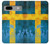 S2990 スウェーデンサッカー Sweden Football Soccer Flag Google Pixel 7a バックケース、フリップケース・カバー