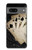 S3231 ヴィンテージロイヤルストレートフラッシュカード Vintage Royal Straight Flush Cards Google Pixel 7a バックケース、フリップケース・カバー