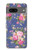 S3265 ヴィンテージ花柄 Vintage Flower Pattern Google Pixel 7a バックケース、フリップケース・カバー