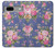 S3265 ヴィンテージ花柄 Vintage Flower Pattern Google Pixel 7a バックケース、フリップケース・カバー