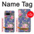S3265 ヴィンテージ花柄 Vintage Flower Pattern Google Pixel 7a バックケース、フリップケース・カバー